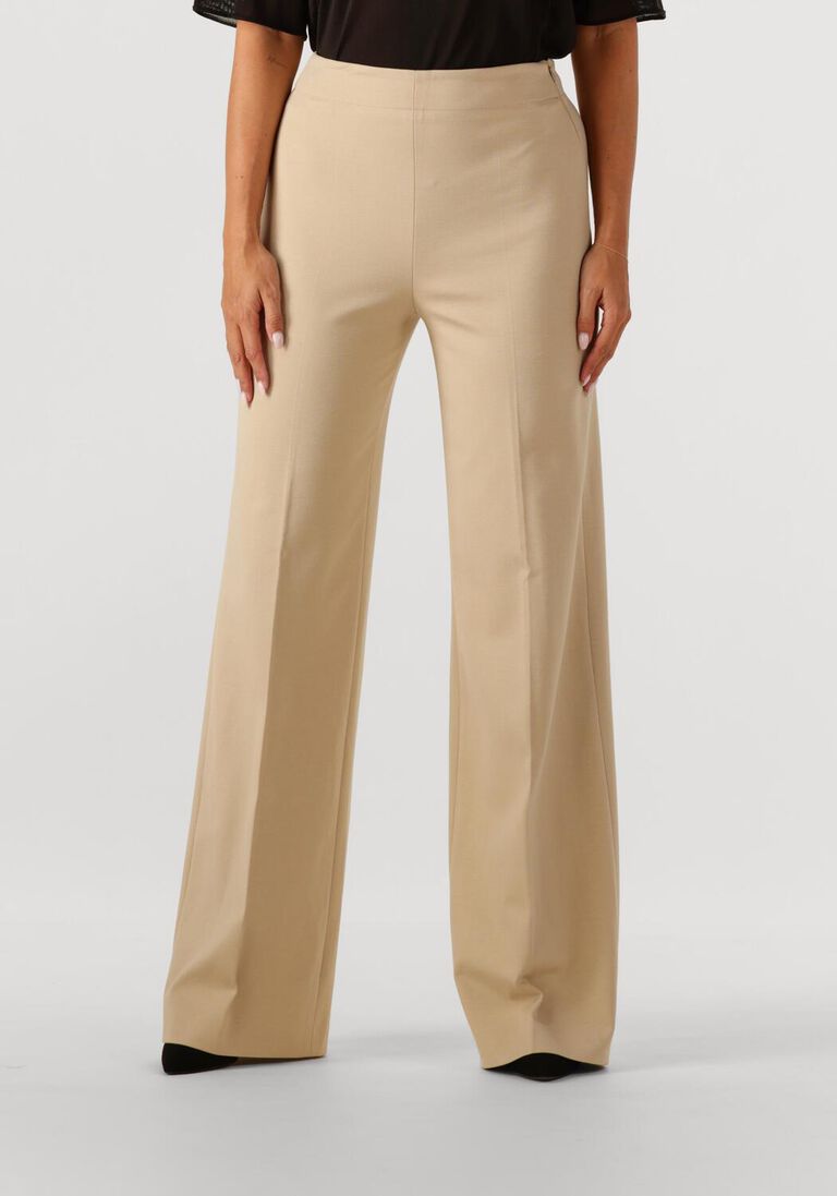 beige drykorn wijde broek before 136223