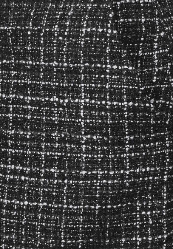 Bouclé Minirock - Black