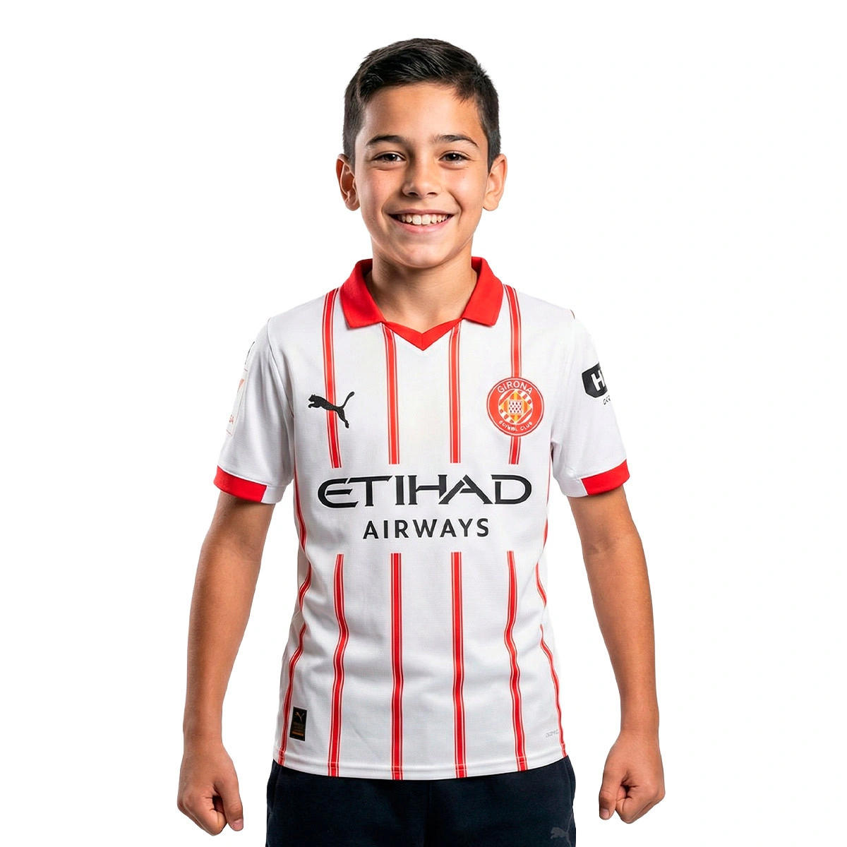 Camisola Puma Girona FC Primeiro Equipamento 2025-2026 Criança