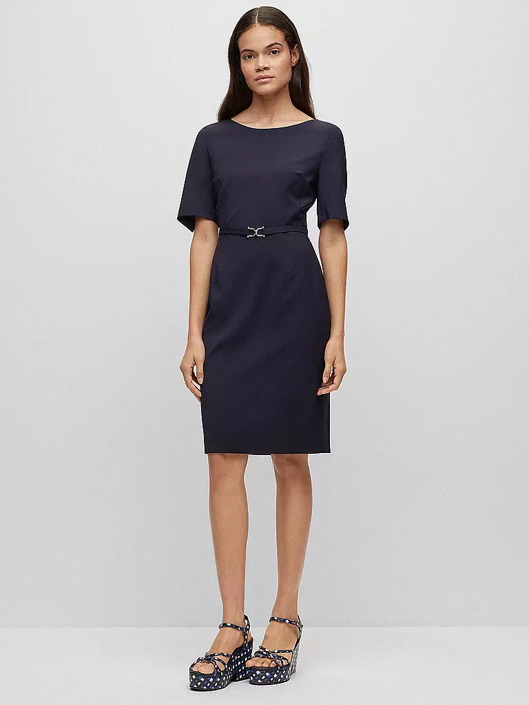 BOSS Businesskleid Slim Fit DALEAH dunkelblau