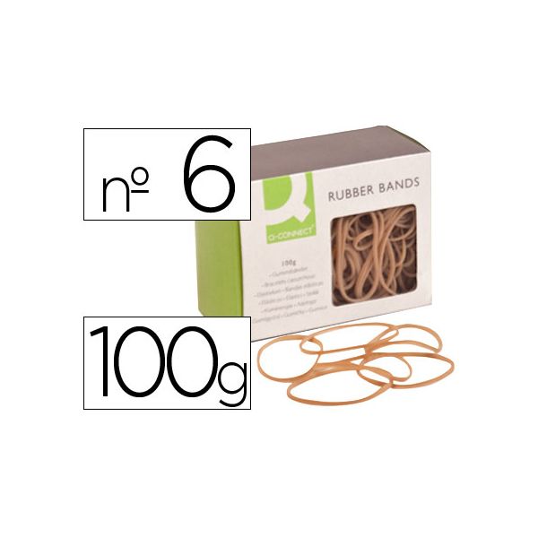 Q-Connect Pack Elásticos nº 6 100g - KF14694