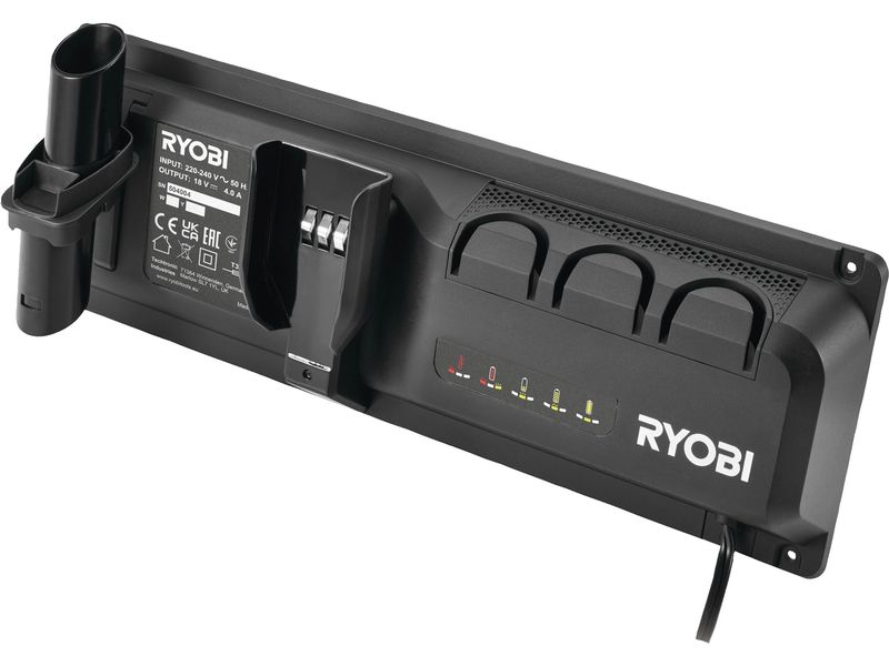 RYOBI Wandhalterung RC18ASV für Bodensauger Wandhalterung mit Ladefunktion für Bodensauger