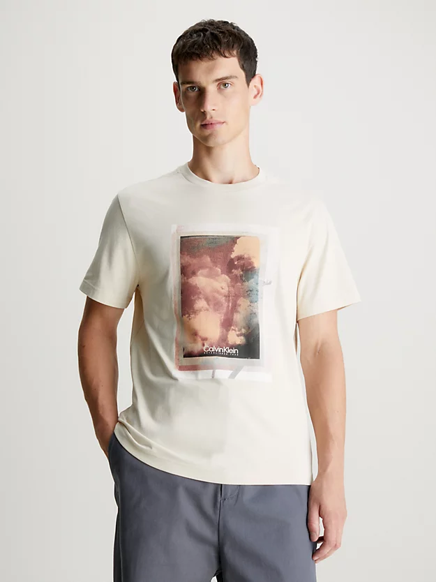 Camiseta com estampa fotográfica