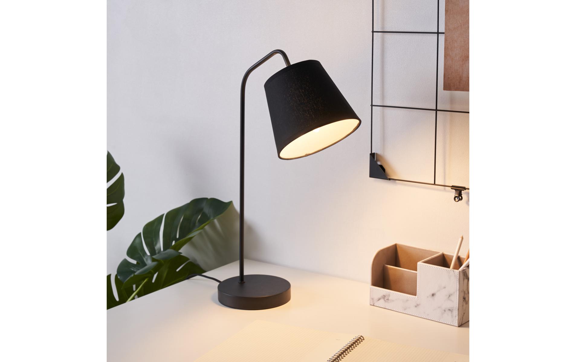 Tischleuchte True Elegance 1x E14 SchwarzTischleuchte, Schwarz