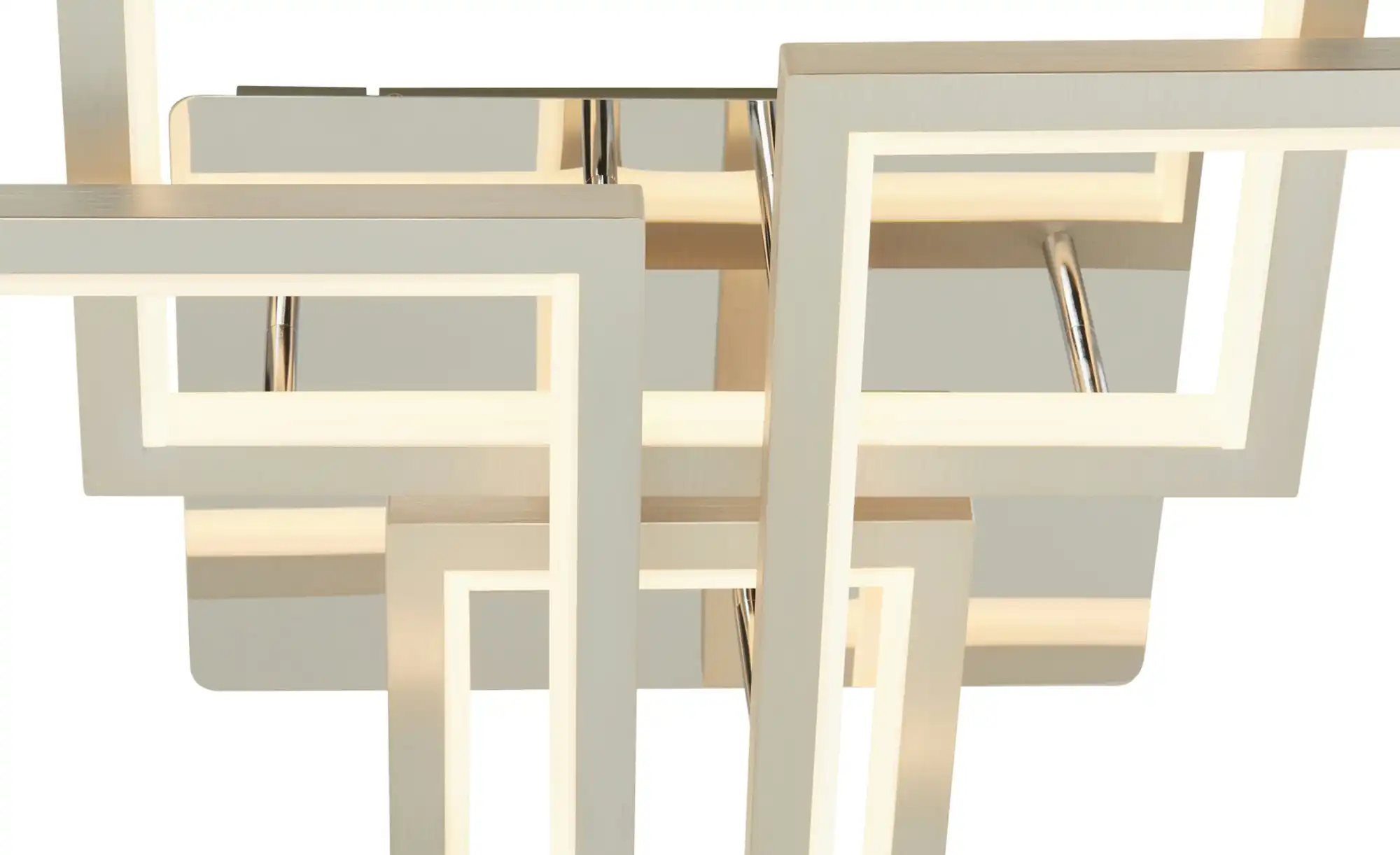 KHG LED-Deckenleuchte, 4-flammig, chrom, ´eckig´