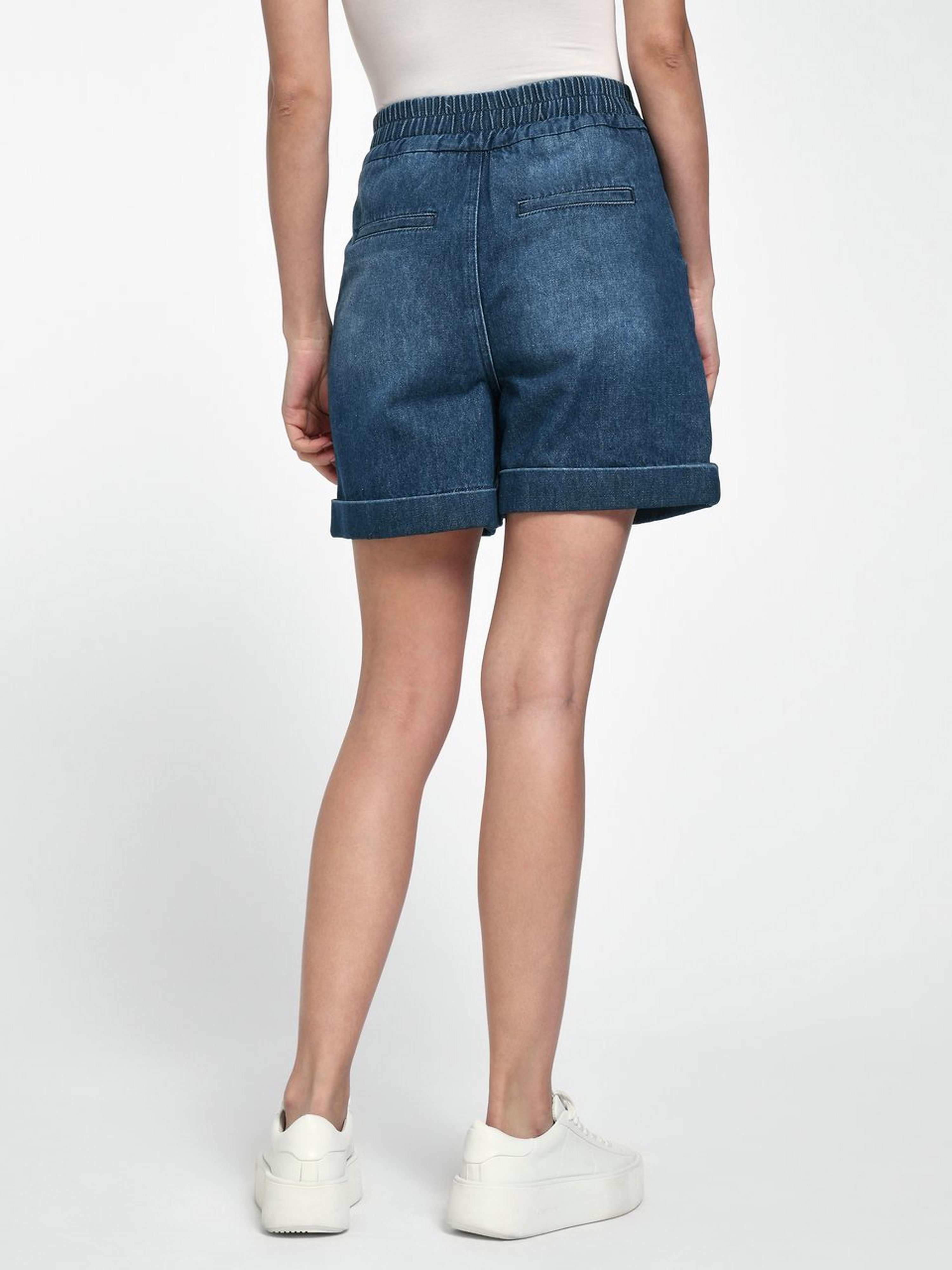Jeans-Bermudas