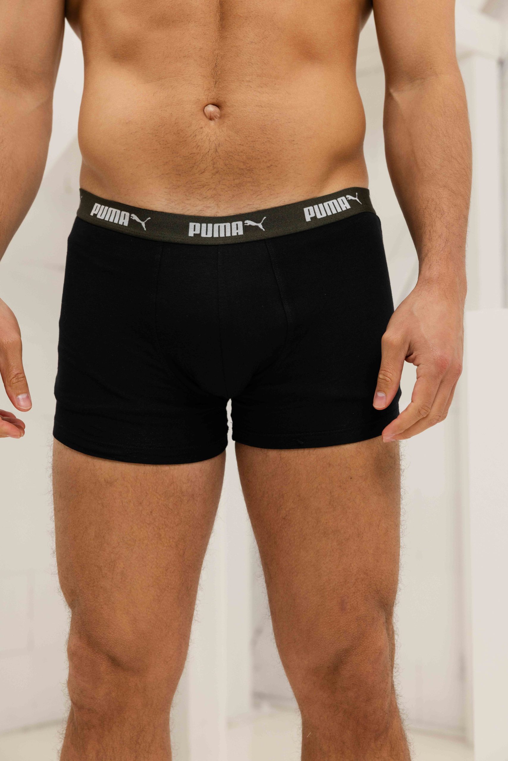 Puma Promo Boxershort Heren 12-Pack Groen Combi