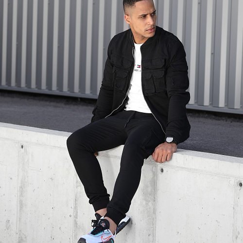 Pantalon Cargo XQ03 Noir