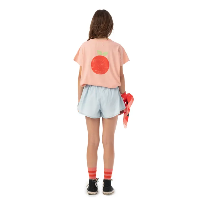Piupiuchick Jupe Short Chambray | Bleu Clair