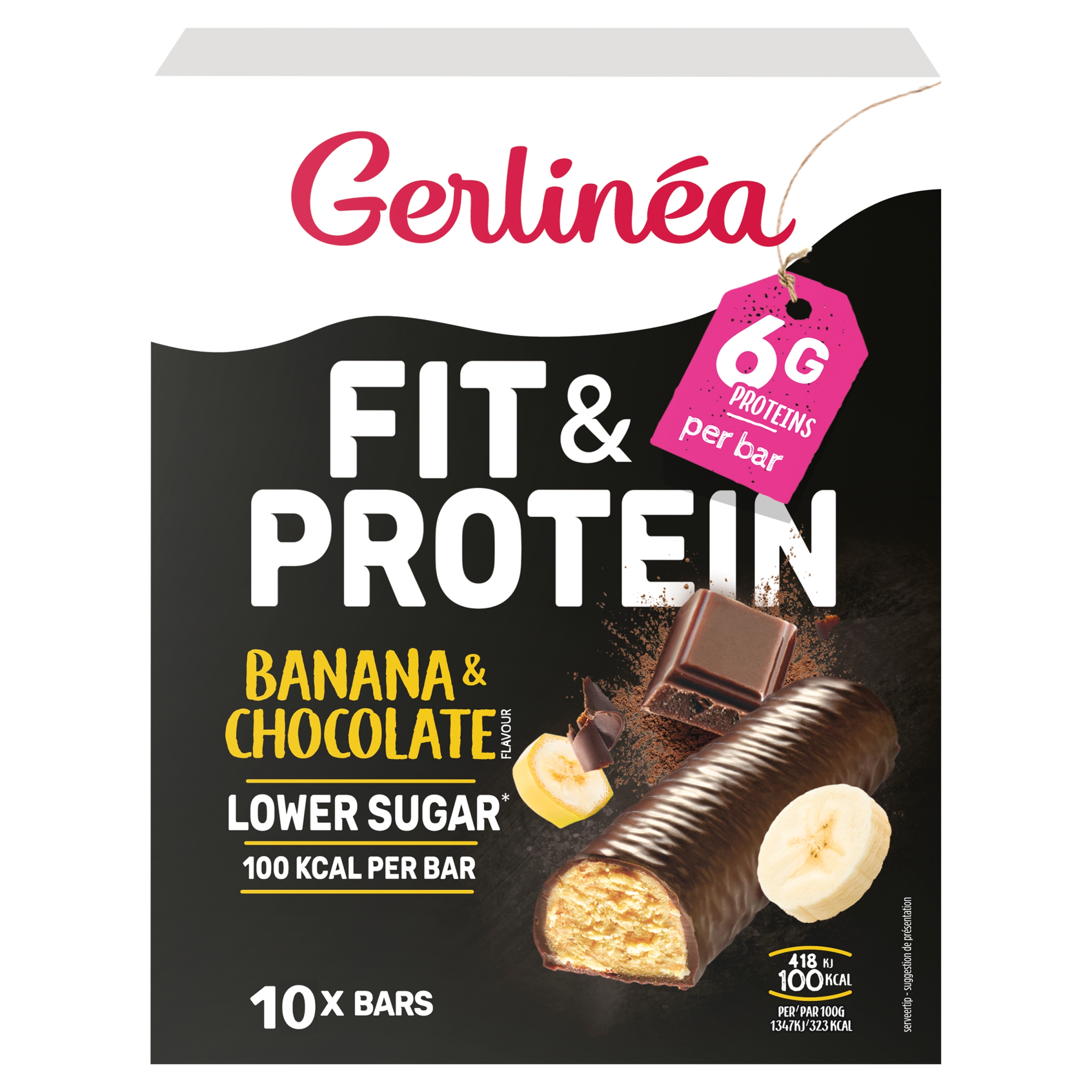 Gerlinéa Repen Banaan & Chocolade (10 stuks)