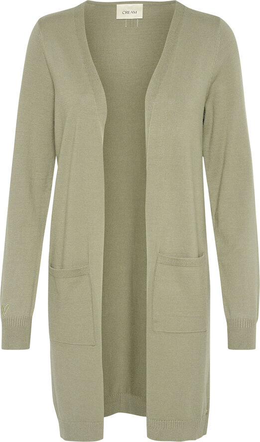 Cream CRDela Long Cardigan Overland trek