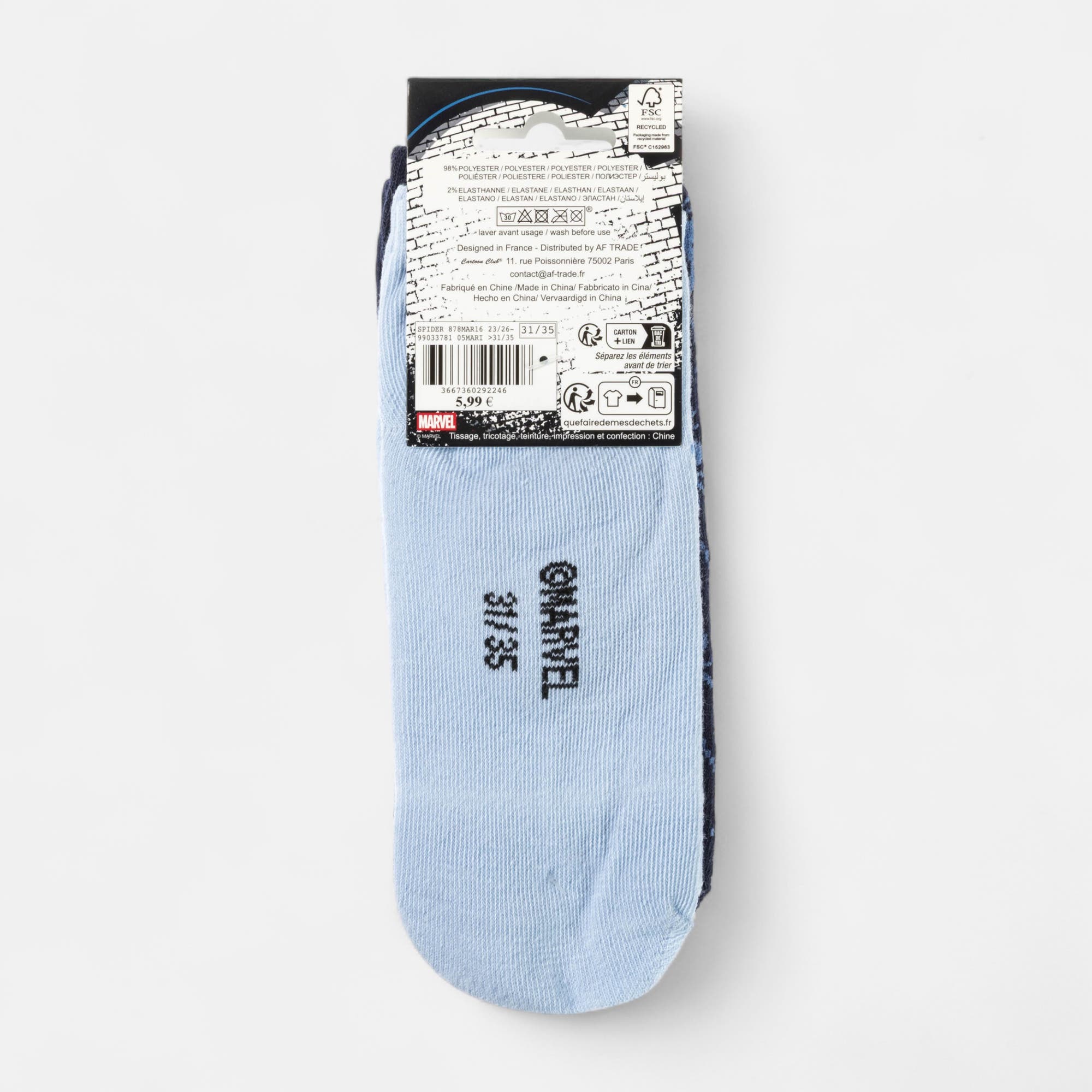 Chaussettes Enfant bleu marine