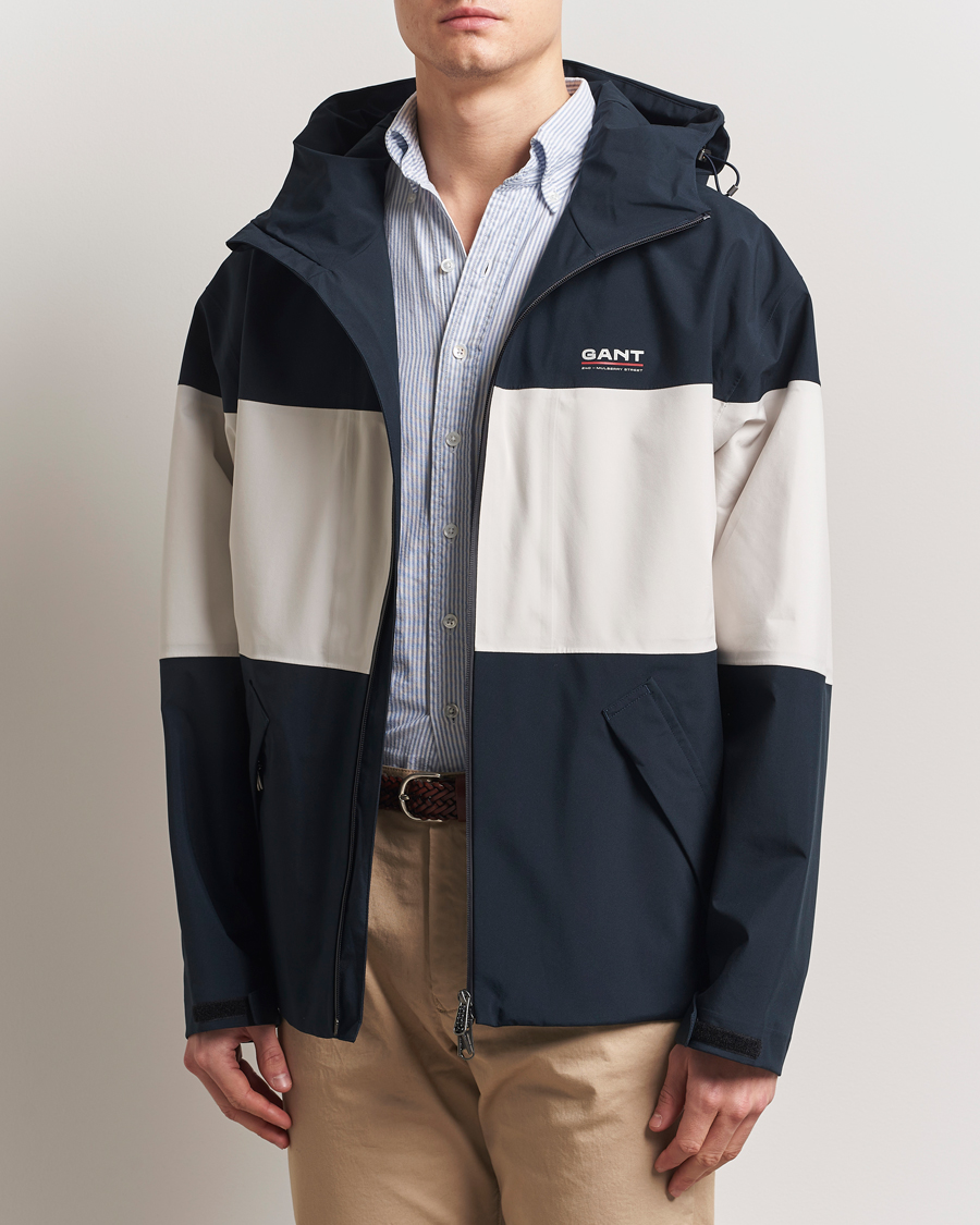 GANT 240 Mulberry Street Hooded Sailor Jacket Navy