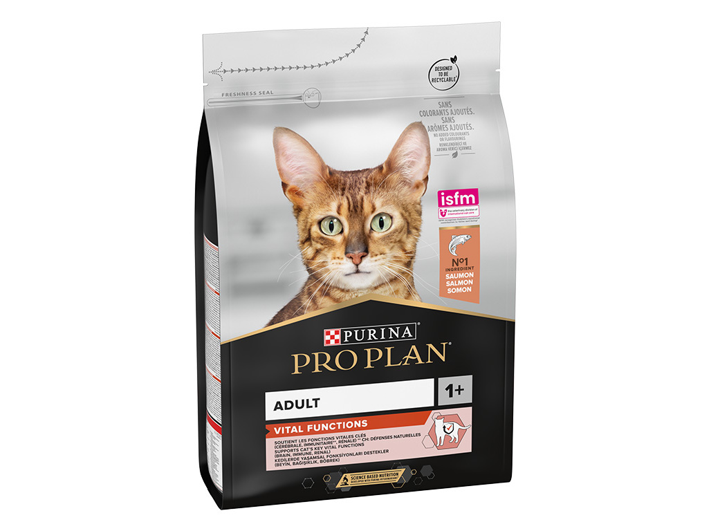 RAÇÃO PARA GATO PRO PLAN SALMÃO / ARROZ 3KG