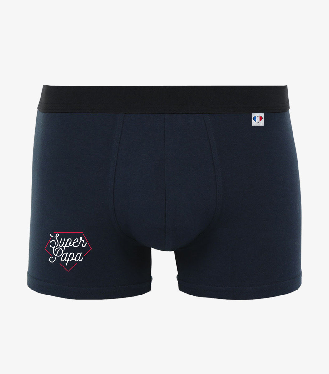 Boxer Homme Marine - Super Papa