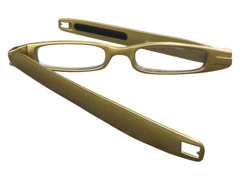 Figoline Lesebrille Gold  2,5 Die witzige Lesebrille