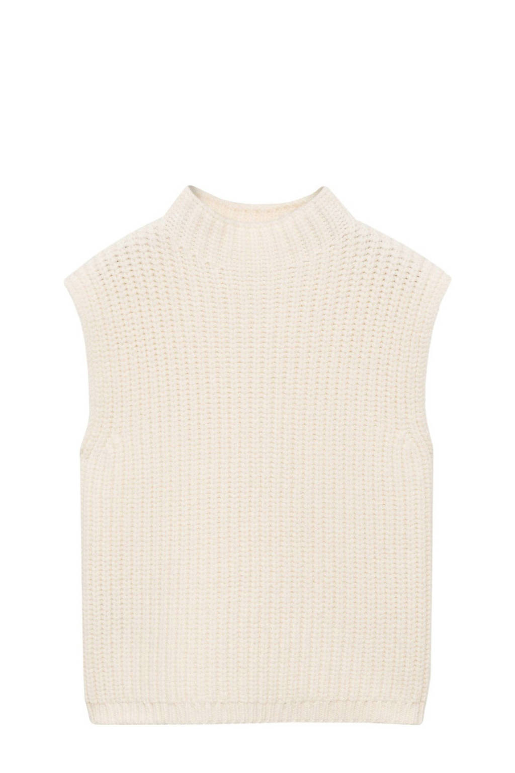 Mango Kids spencer beige gebreid