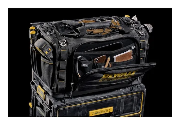 DeWALT DWST83522-1, Sort, Gul, Presenning, 50 lommer, 384 mm, 380 mm, 340 mm
