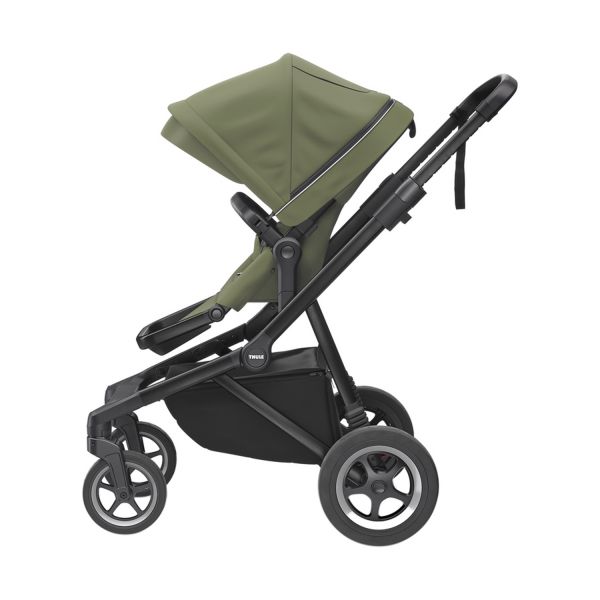 Thule Sleek Kinderwagen - Soft Green On Black