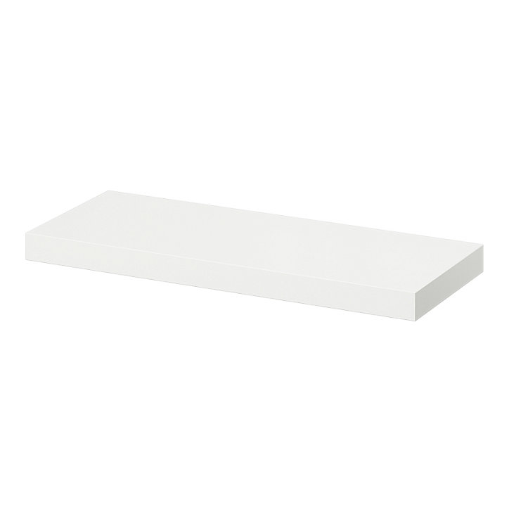 Tablette murale avec fixation invisible Form Cusko blanc 60 cm