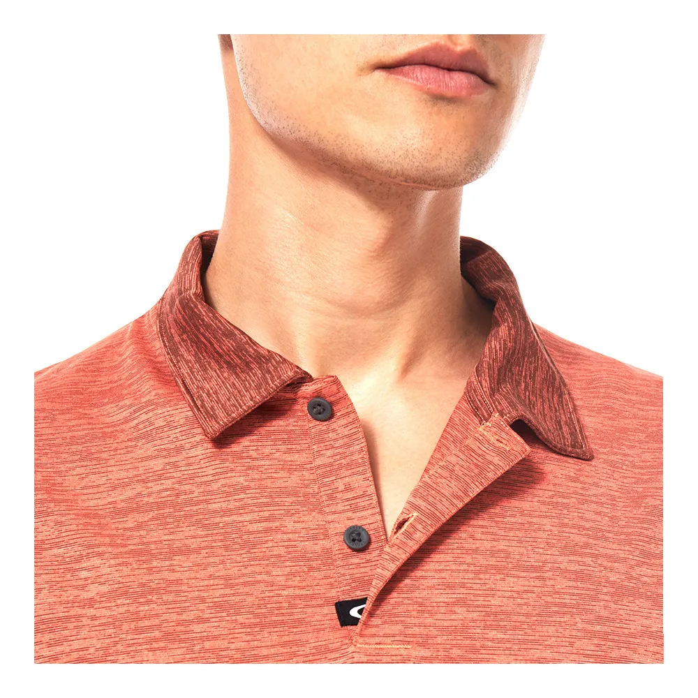 Oakley AGAINST GRAIN - Polo Homme sunset hthr