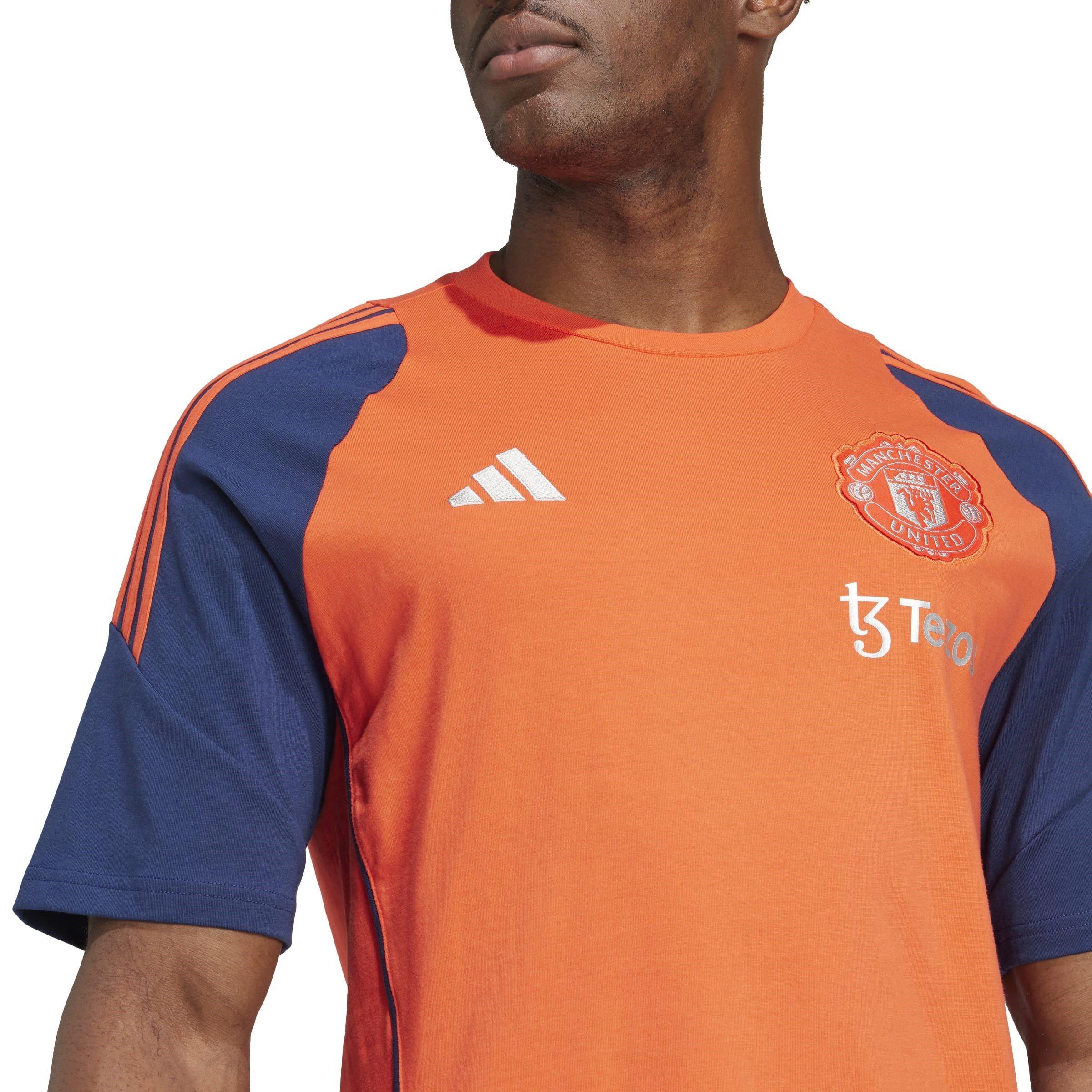 adidas Manchester United Tiro 24 T Shirt 2024 2025 Adults