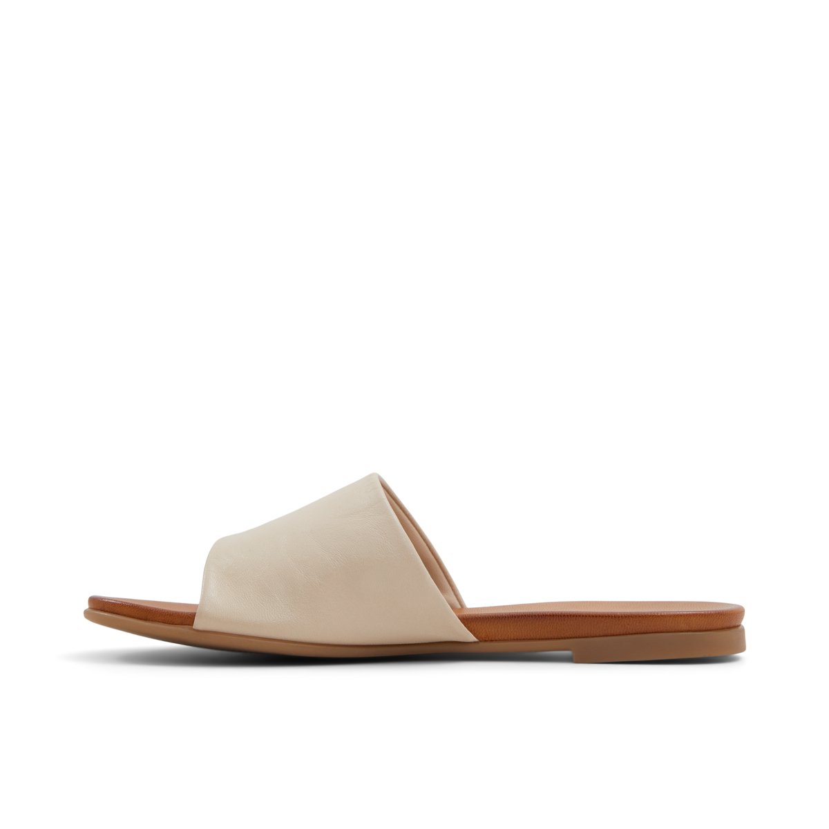 LUCA FERRI-Meralendar-Sandales à glissière - Talon plat - Naturel