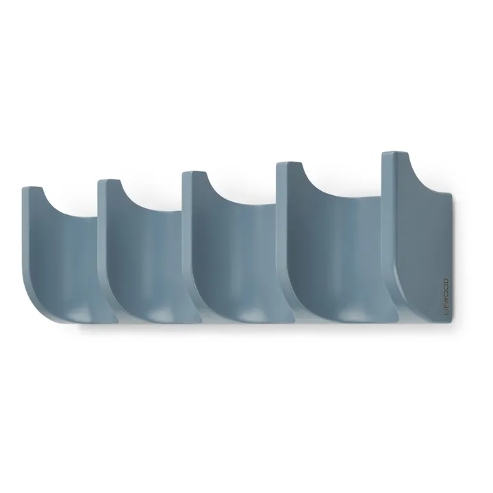 Liewood Porte-manteau Geoffrey en bois | Bleu gris