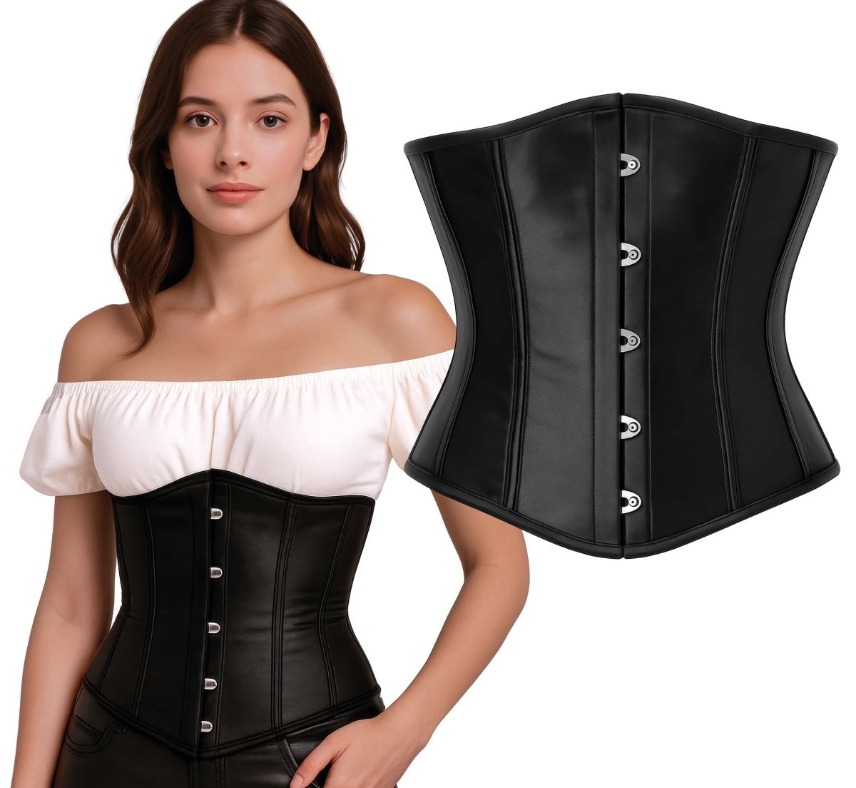 Zwarte Corset Dames Kant