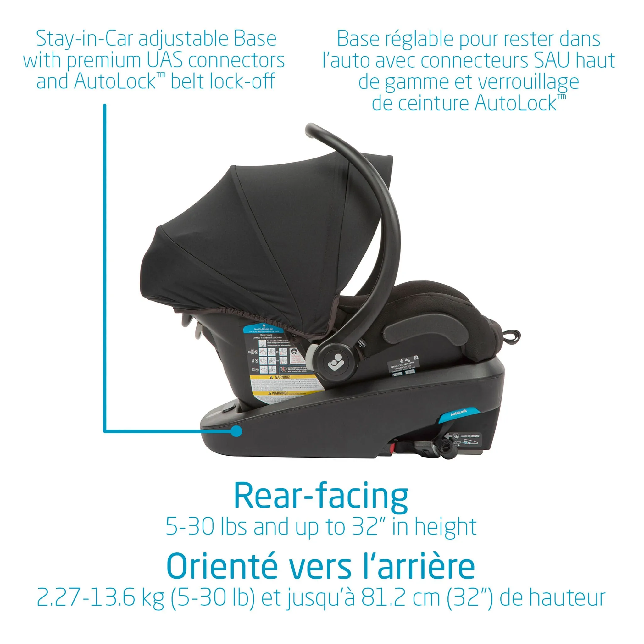 Maxi-cosi Système de Voyage Zelia Max - Basalt Noir