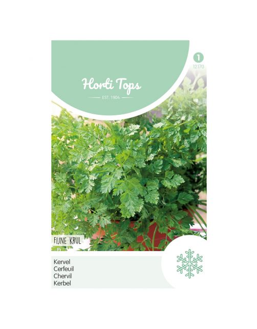Hortitops Kervel Fijne Krul - Kruidenzaden - 10 g