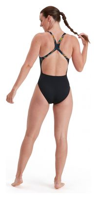 Maillot de Bain Femme Speedo Eco  Placem Dig Power Noir