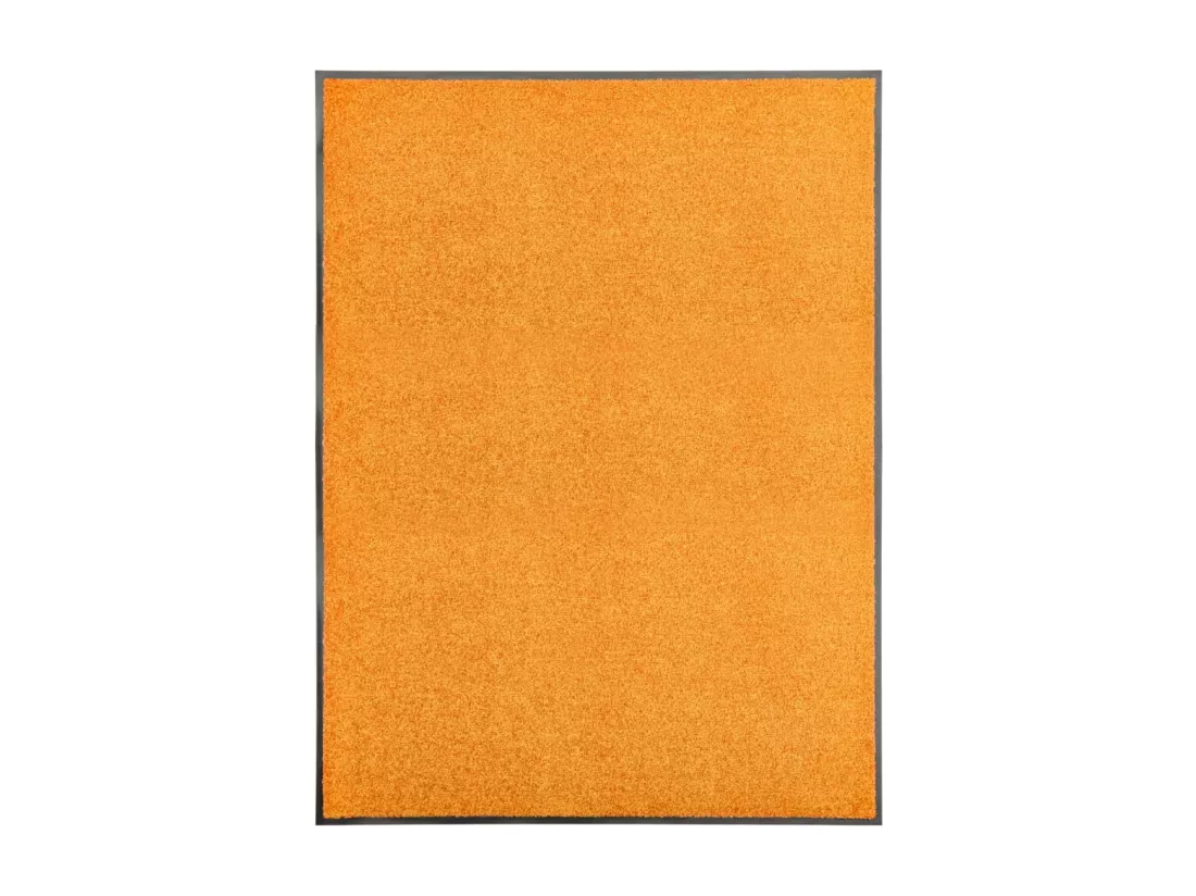 Paillasson lavable Orange 90x120 cm