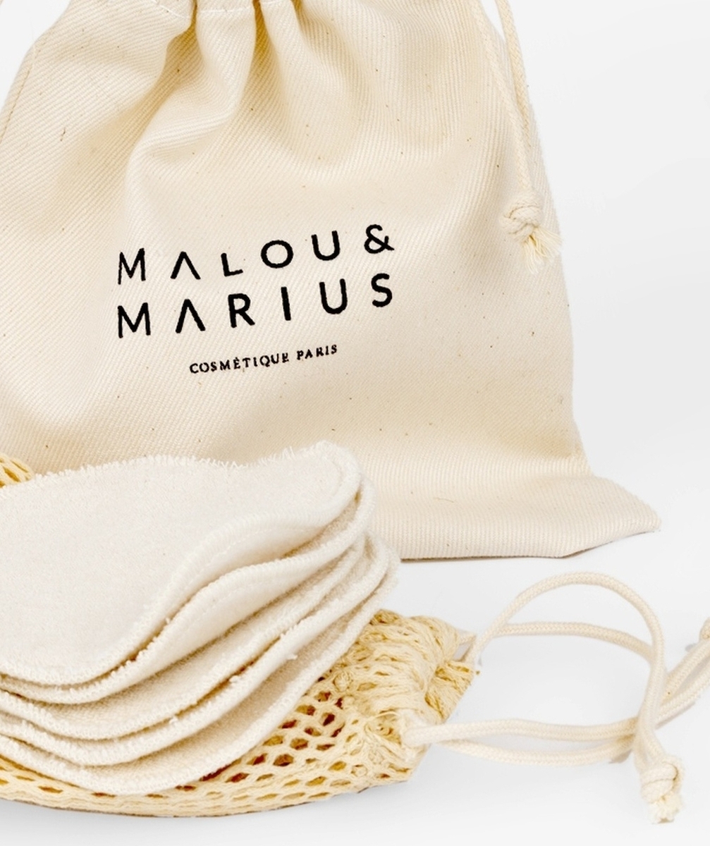 MALOU & MARIUSKIT LINGETTES DÉMAQUILLANTES