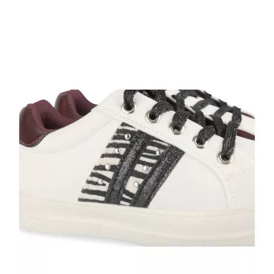 Baskets BLANC LOVELY SKULL