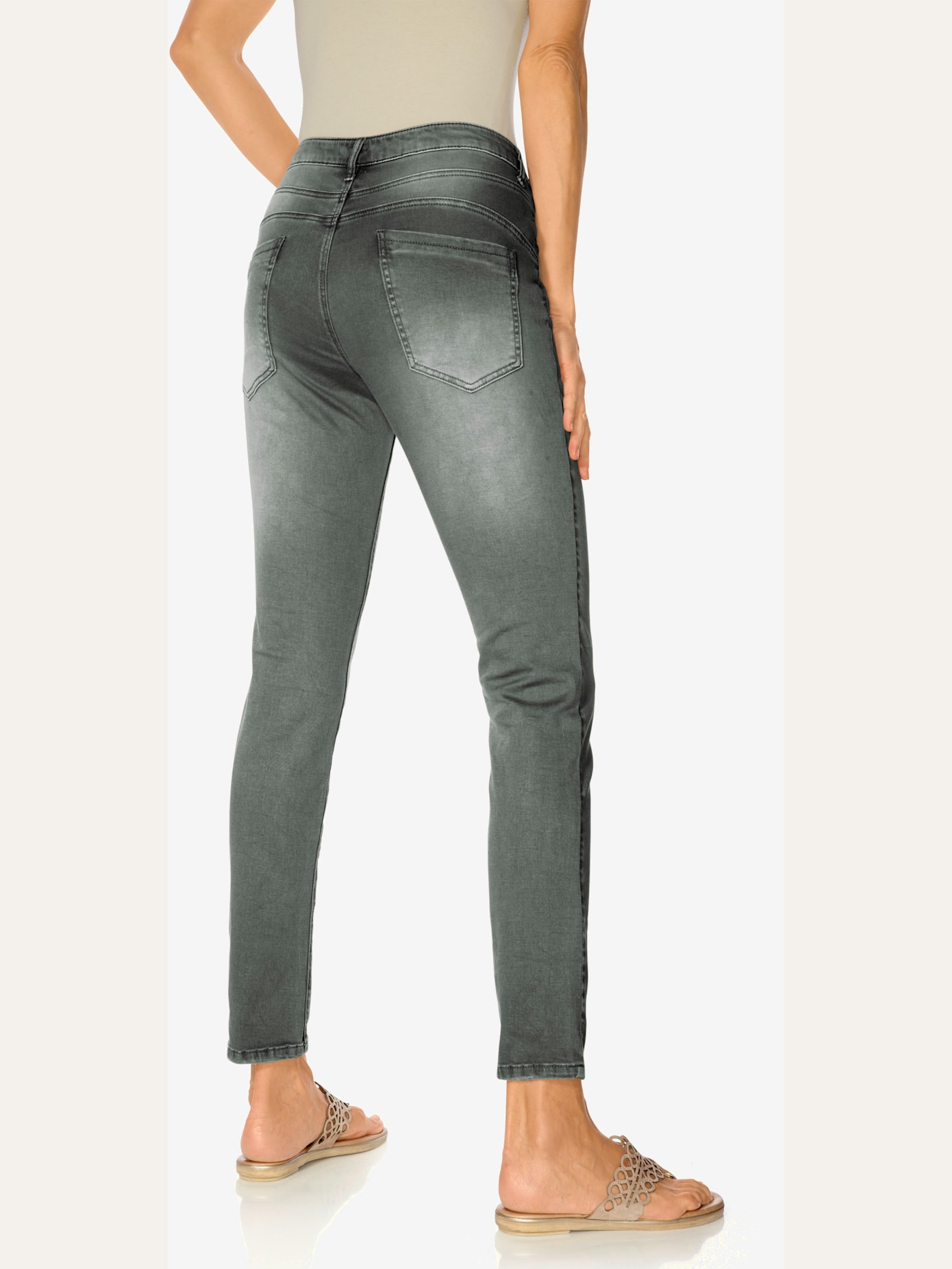 Pantalon boyfriend coupe droite