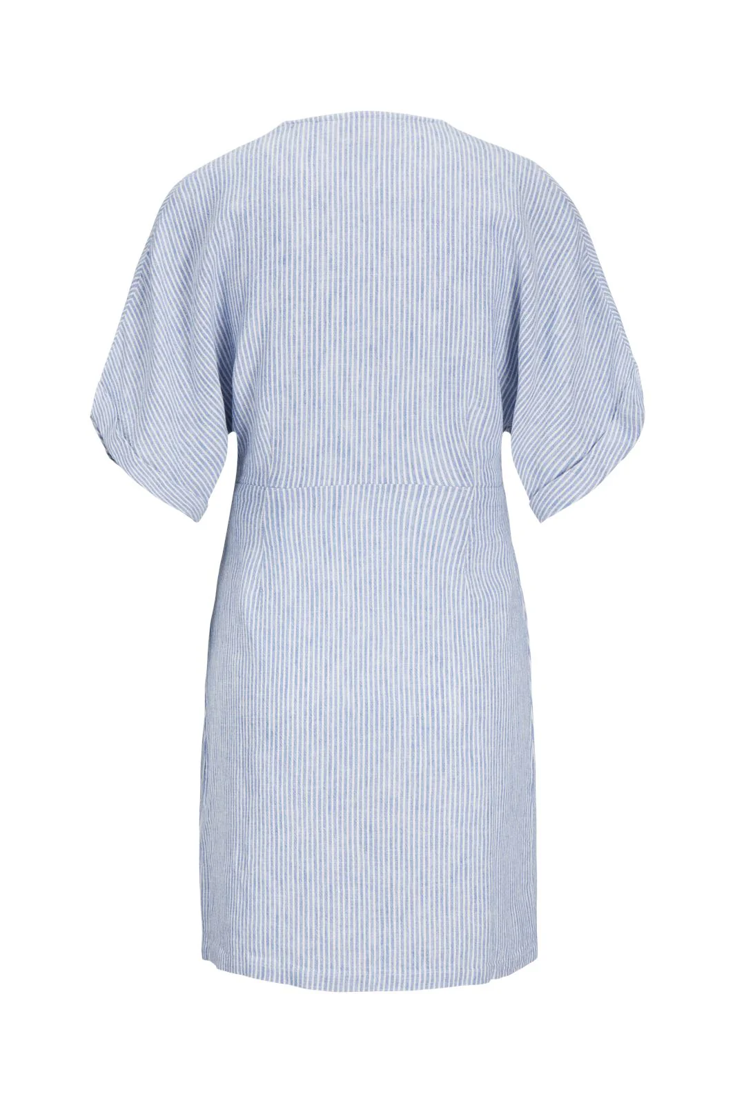 Jjxx Jxraya Linen Blend Wrap Dress 4523055 silver lake blue bone white