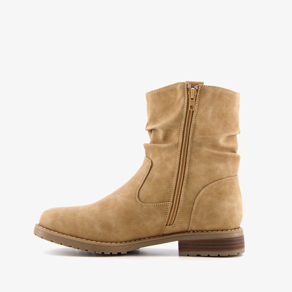Blue Box dames enkellaarsjes beige