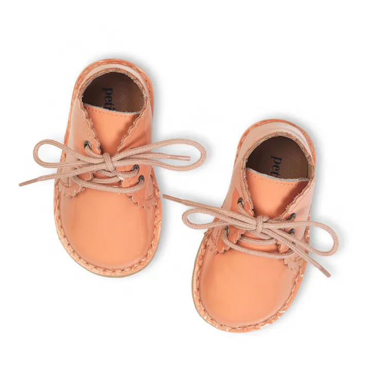 Petit Nord Boots Lacets Scallop | Abricot