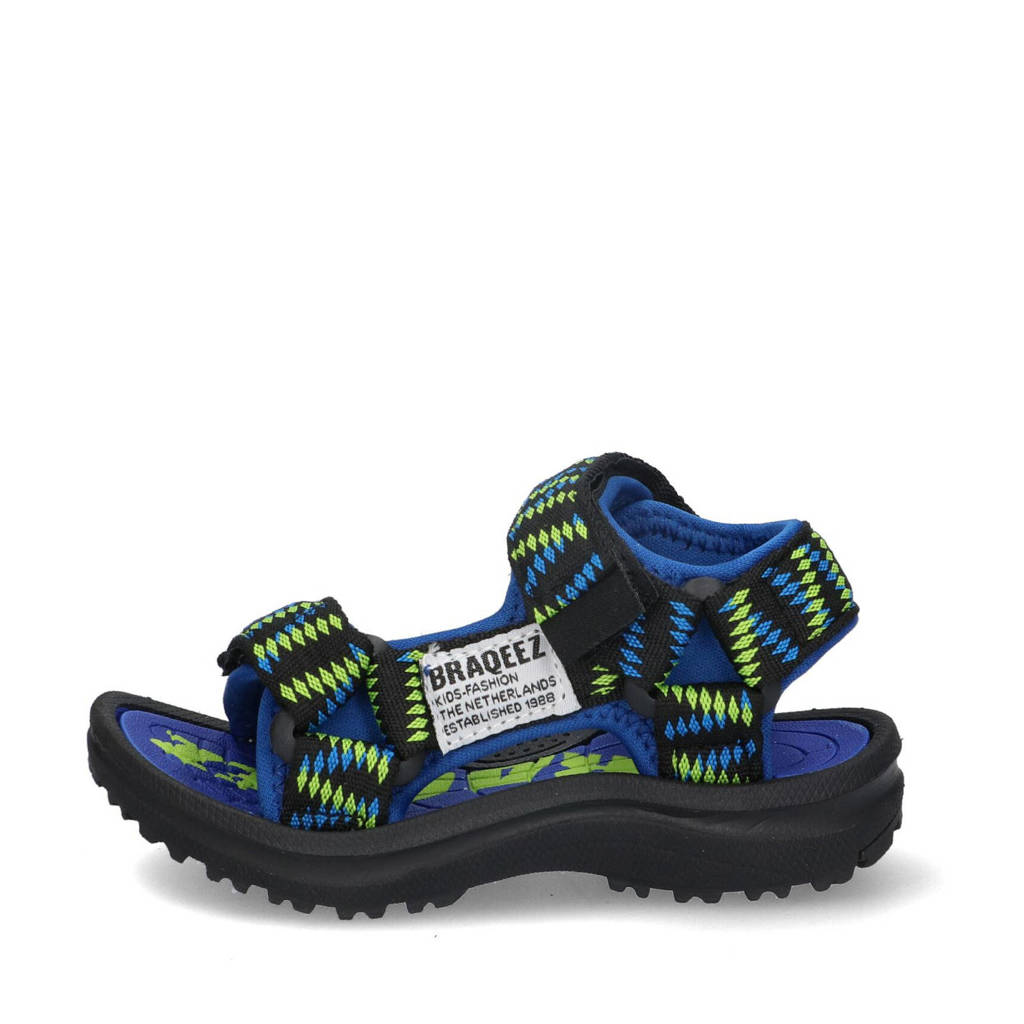 Braqeez Sky Sportsandalen kobaltblauw