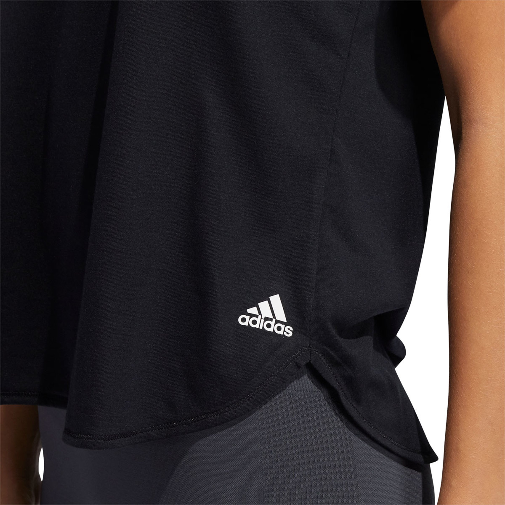 adidas GO 2.0 Hardloopshirt Korte Mouwen Zwart Dames