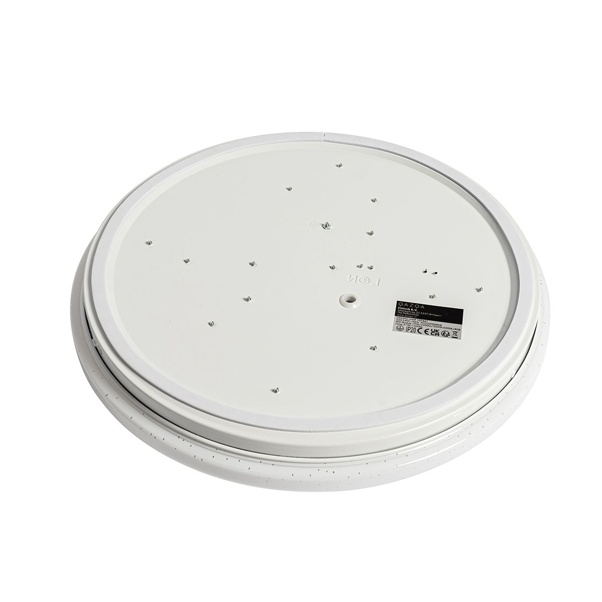 Smart plafondlamp wit 38 cm stereffect incl. LED met afstandsbediening - Extrema