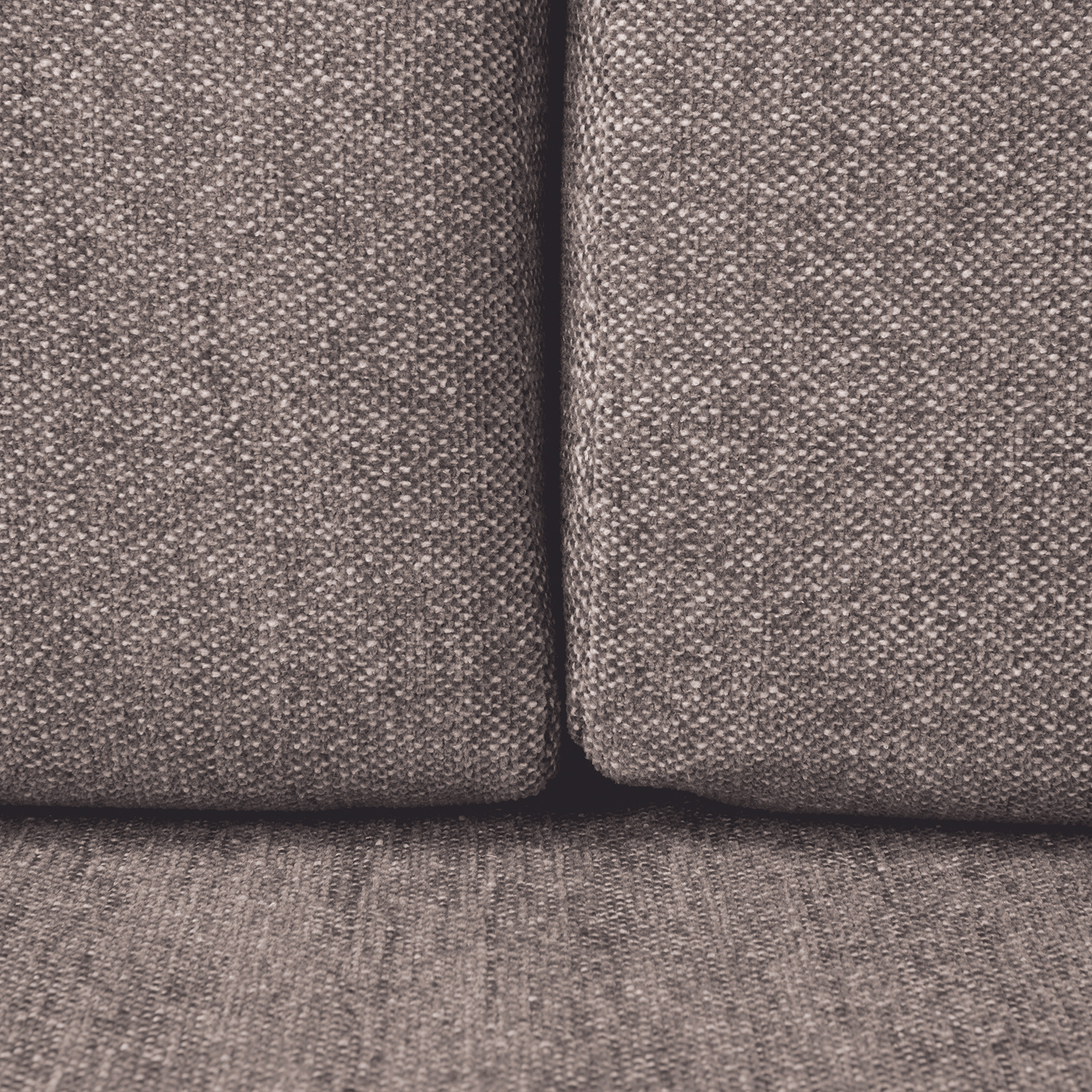 Ecksofa - braun-taupe - mit Liegefunktion - 2 Bettkästen