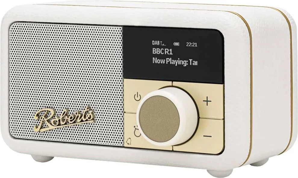 Roberts Revival Petite 2 Crème Enceintes Bluetooth portables