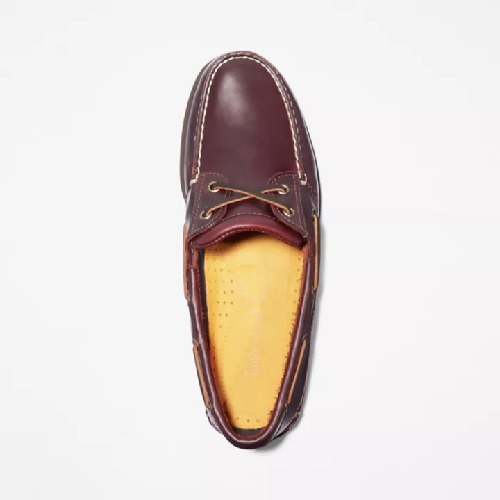 Chaussure bateau classique pour homme en marron