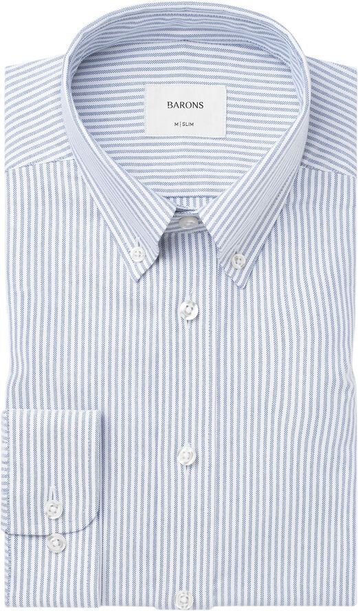 BARONS The Founder 4. 0 | Light blue stripe | Slim fit Light blue stripe