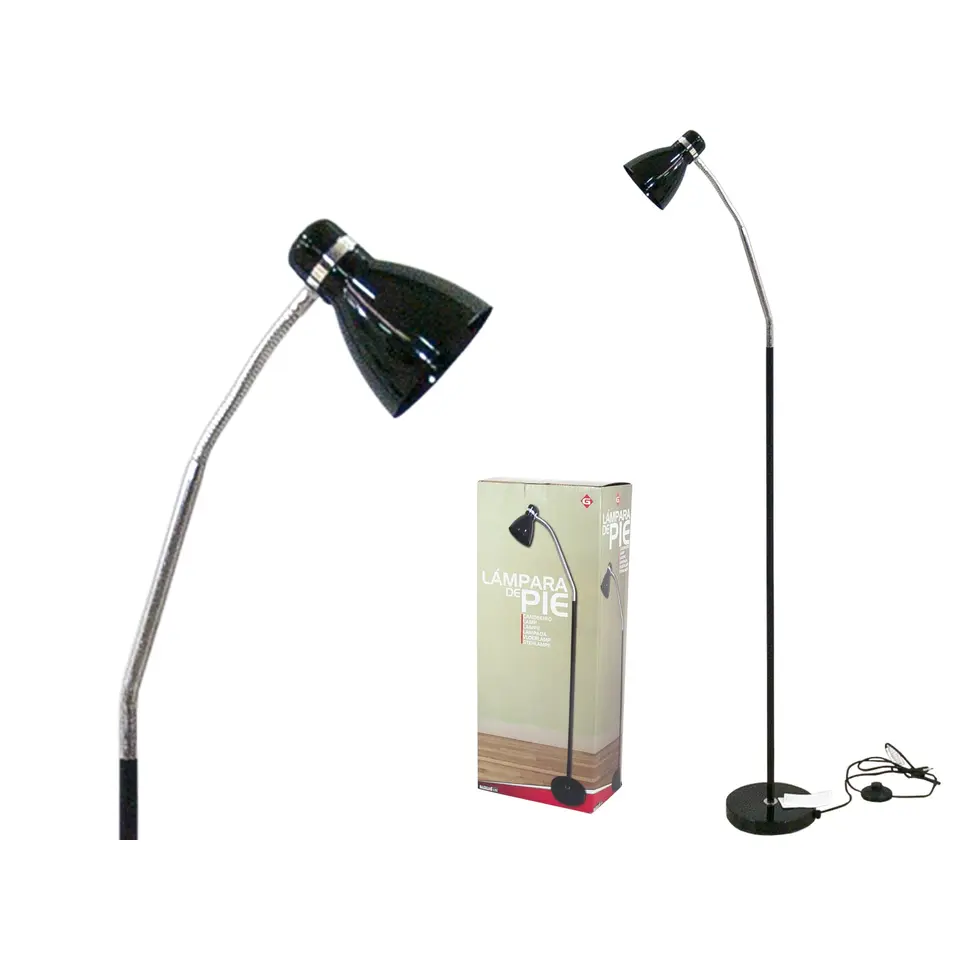Moderne Verstelbare Vloerlamp 140cm – Staand - Verstelbaar – Zwart