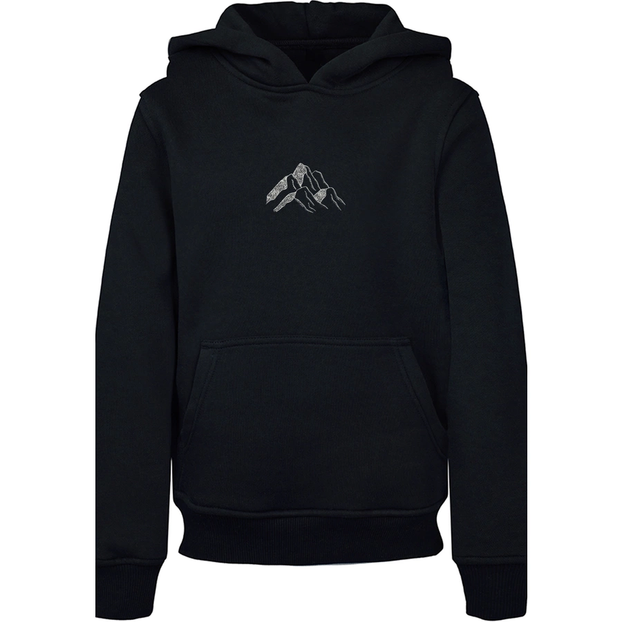 F4NT4STIC Hoodie Mountain Berge Urlaub Winter Schnee Ski schwarz