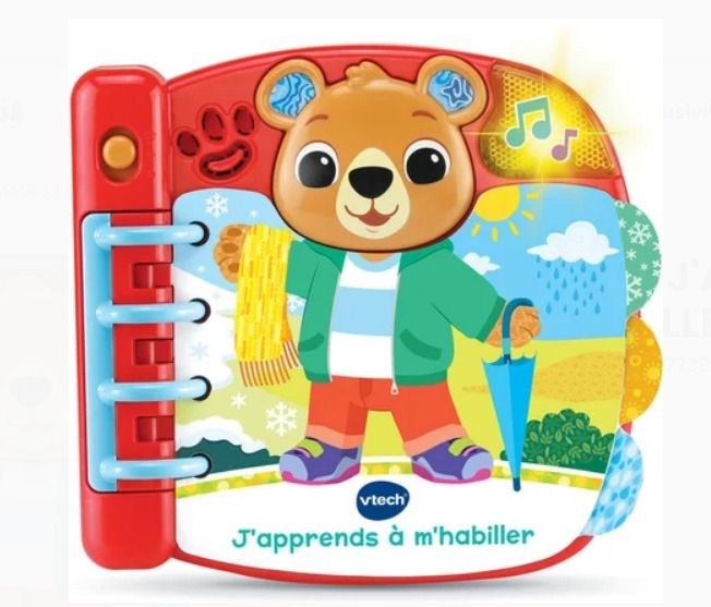 LIVRE - J'APPRENDS A M'HABILLER - Ecru
