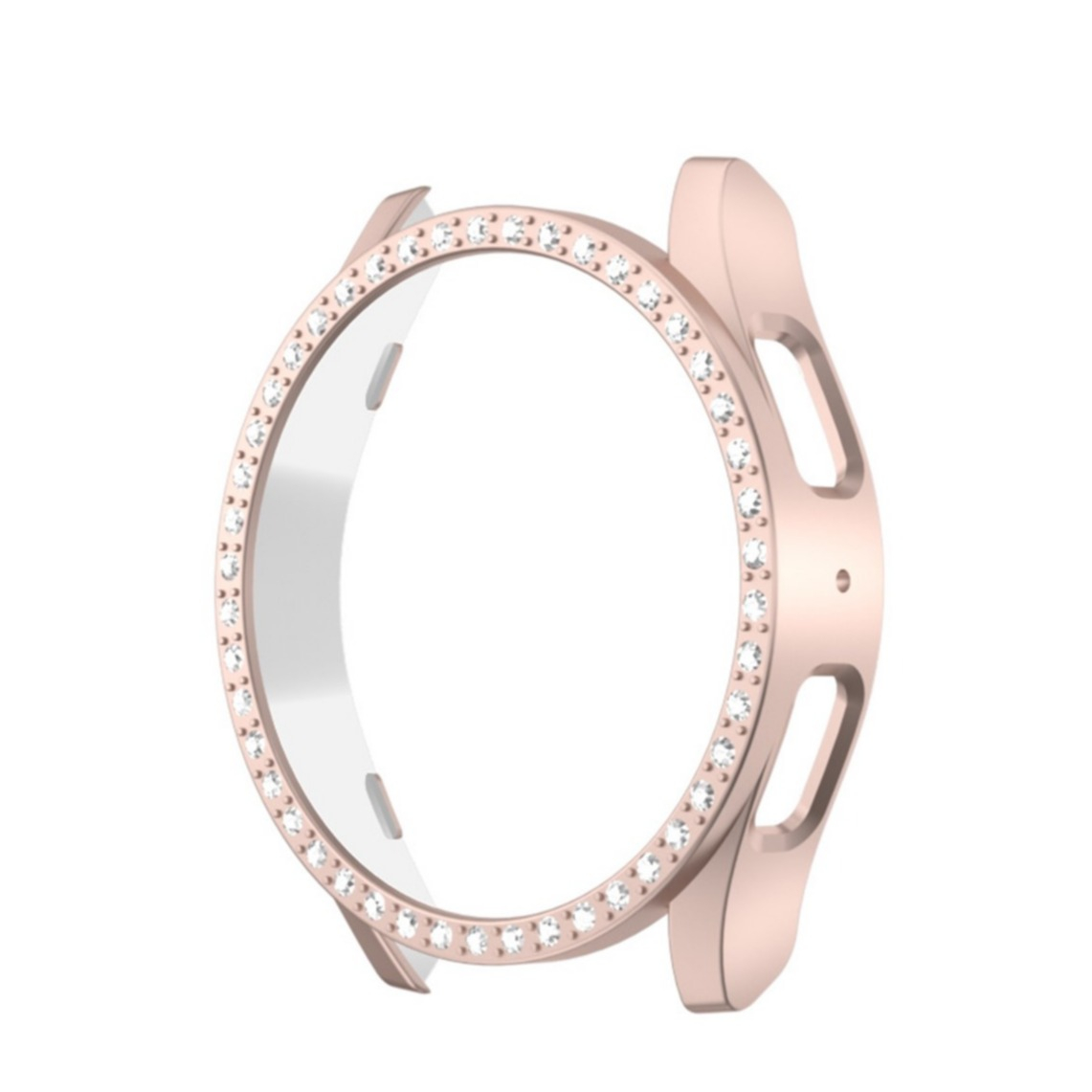 Samsung Galaxy Watch 7 (40mm) Hardcase Glitzer Strass Bumper Hülle - Roségold